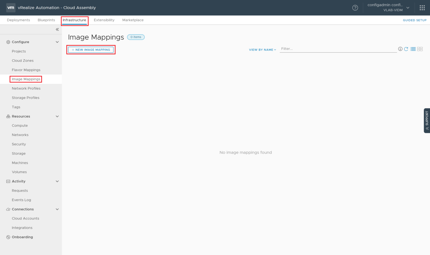 vRealize Automation 8.0 - Cloud Assembly - Image Mappings