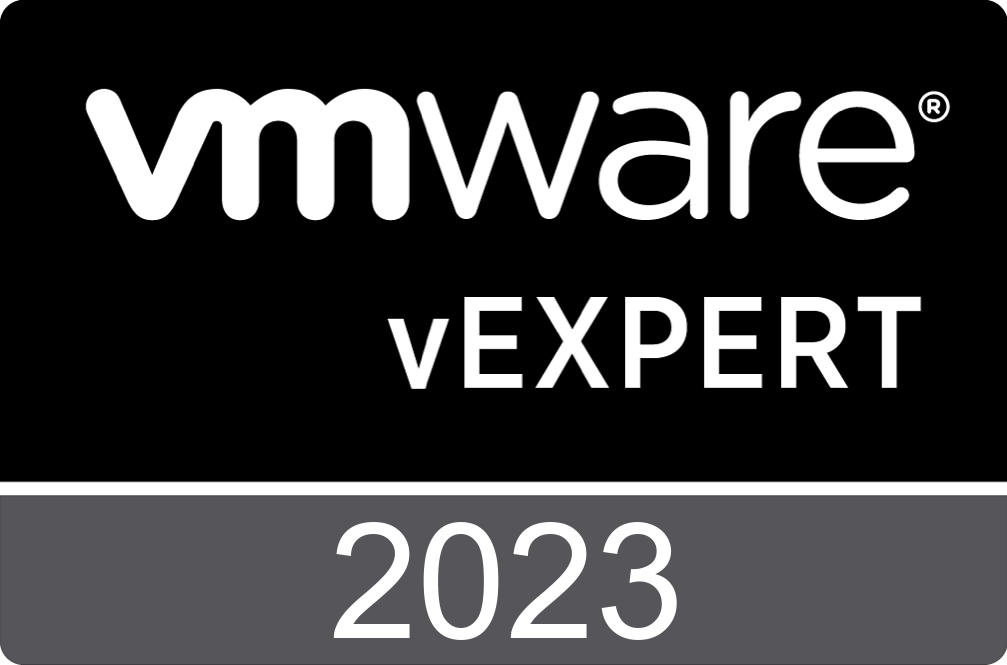 VMware vExpert 2023 Badge