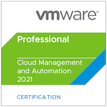 VMware Certified Professional - Cloud Management and Automation 2021 Badge