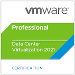 VMware Certified Professional - Data Center Virtualization 2021 Badge