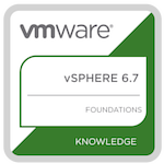 VMware vSphere 6.7 Foundations Badge