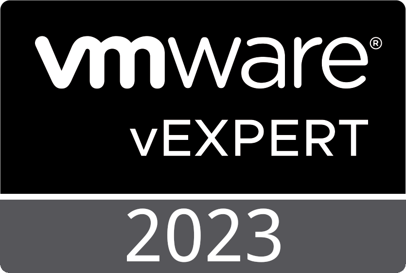 VMware vExpert 2023 Badge