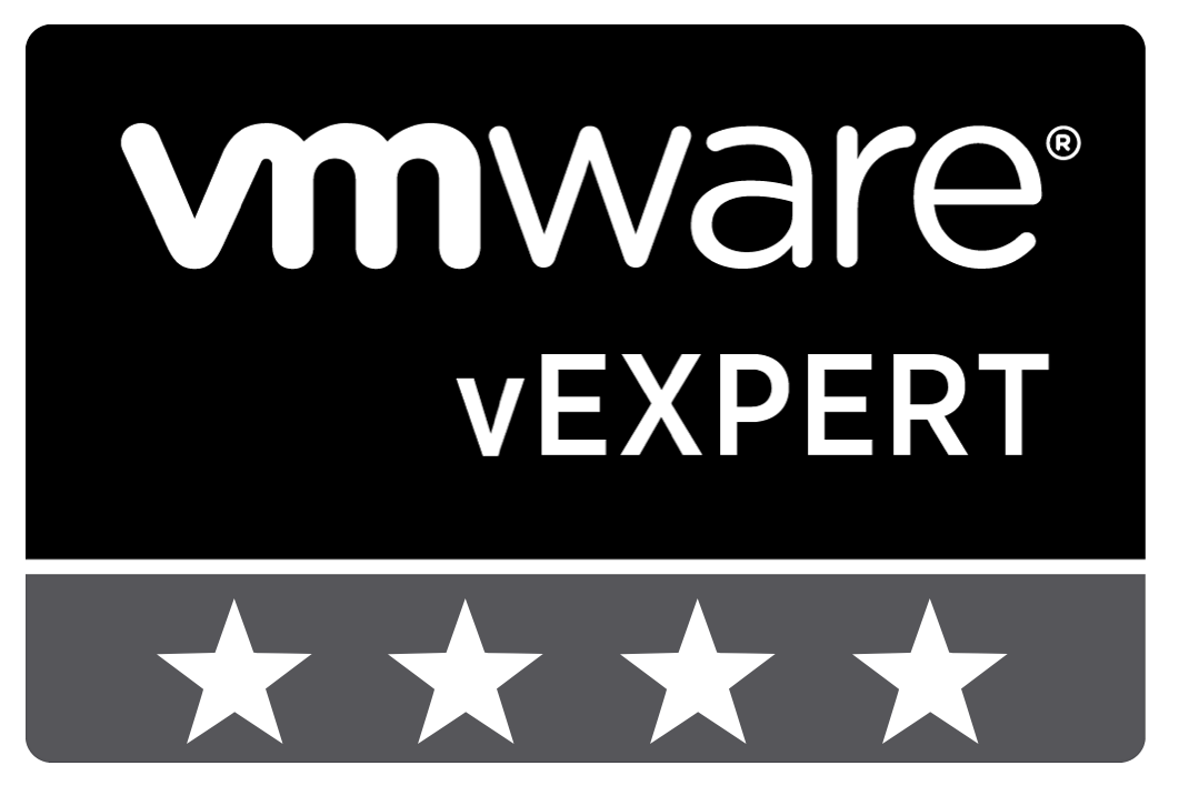 VMware vExpert Four Star Badge