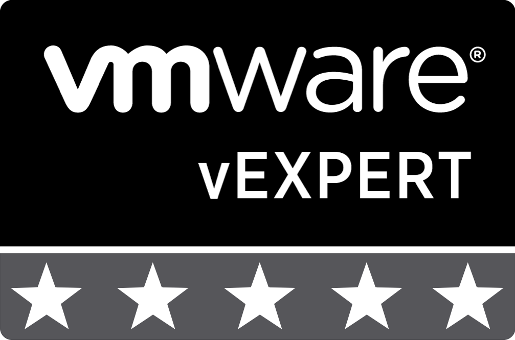 VMware vExpert Four Star Badge